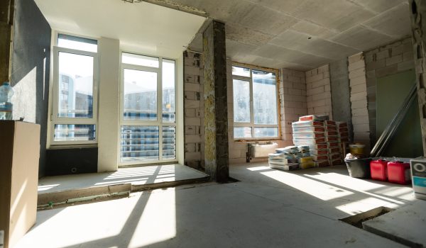 Being renovated house, apartment renovation